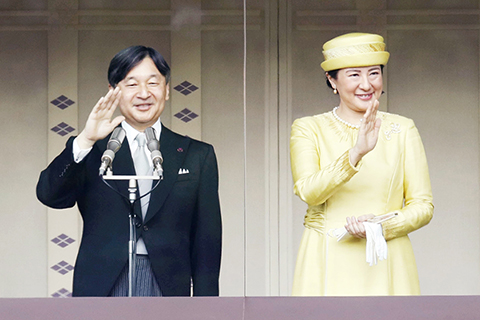 <b>日舉行新天皇即位後民眾參賀</b>