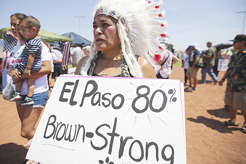 <b>得州民眾示威反種族主義籲控槍</b>