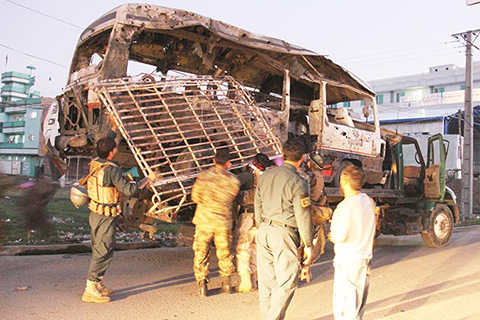 <b>阿富汗東部爆車彈10亡</b>