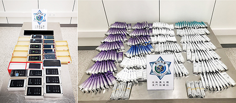 <b> 海關在港珠澳大橋口岸 查獲五宗違規帶</b>