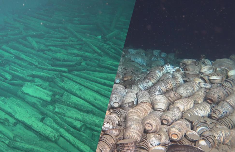 水下千米级深度沉船遗址布放永久测绘基