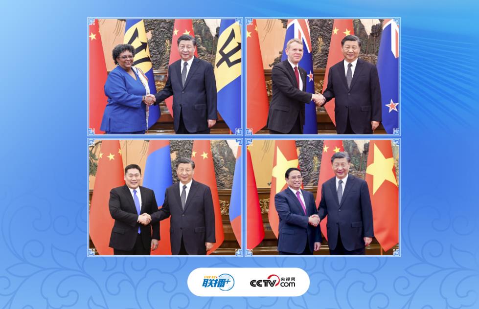 一天四场双边会见 这四个关键词频繁出